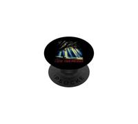 Silhouette de Rayons Lumineux Croix chrétienne I Love Your Presence PopSockets PopGrip Adhésif