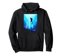 Silhouette de récif sous-Marin pour Plongeur Sweat à Capuche