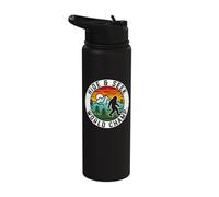 Silhouette de sasquatch, champion du monde de cache-cache Bigfoot Stainless Steel Insulated Water Bottle