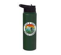 Silhouette de sasquatch, champion du monde de cache-cache Bigfoot Stainless Steel Insulated Water Bottle