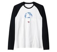 Silhouette de Superman Movie Design Manche Raglan