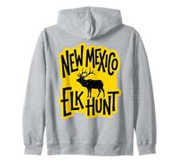 Silhouette de Taureau Chasse au Wapiti du Nouveau-Mexique Sweat à Capuche