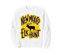 Silhouette de Taureau Chasse au Wapiti du Nouveau-Mexique Sweatshirt