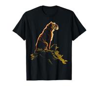 Silhouette de tigre - Portrait - Illustration de la faune - Motif tigre T-Shirt