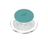 Silhouette de Tortue pour Reptiles Herpétologie PopSockets PopGrip pour MagSafe