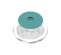 Silhouette de Tortue pour Reptiles Herpétologie PopSockets PopGrip pour MagSafe