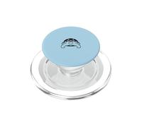 Silhouette de Tortue pour Reptiles Herpétologie PopSockets PopGrip pour MagSafe
