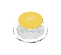 Silhouette de Tortue pour Reptiles Herpétologie PopSockets PopGrip pour MagSafe