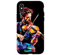Silhouette de violoniste Musique baroque Coque pour iPhone X/XS