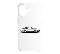 Silhouette de Voiture Musculaire Classique Vintage Racing Hommes Coque pour iPhone 16