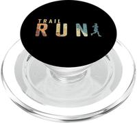 Silhouette dégradée Trail Run PopSockets PopGrip pour MagSafe