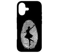 Silhouette d'empreintes digitales de Danseuse Coque pour iPhone 17