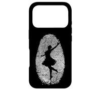 Silhouette d'empreintes digitales de Danseuse Coque pour iPhone 17 Pro