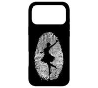 Silhouette d'empreintes digitales de Danseuse Coque pour iPhone 17 Pro Max