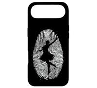Silhouette d'empreintes digitales de Danseuse Coque pour iPhone Air