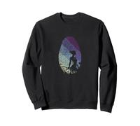 Silhouette d'empreintes digitales de tennis Sweatshirt