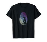 Silhouette d'empreintes digitales de tennis T-Shirt