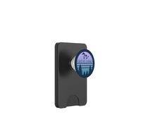 Silhouette des Grands Lacs de Michigan PopSockets PopWallet pour MagSafe