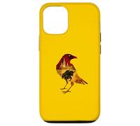 Silhouette d'oiseau Corbeau Espagnol Motif Espagnol Amateur d'art Coque pour iPhone 12/12 Pro