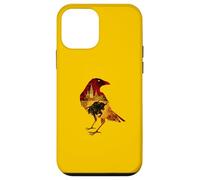Silhouette d'oiseau Corbeau Espagnol Motif Espagnol Amateur d'art Coque pour iPhone 12 Mini
