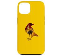 Silhouette d'oiseau Corbeau Espagnol Motif Espagnol Amateur d'art Coque pour iPhone 13