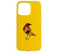 Silhouette d'oiseau Corbeau Espagnol Motif Espagnol Amateur d'art Coque pour iPhone 15 Pro Max