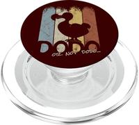 Silhouette d'oiseau rétro Vintage drôle Dodo Or Not Dodo PopSockets PopGrip pour MagSafe