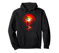 Silhouette dramatique de guerrier Sweat à Capuche