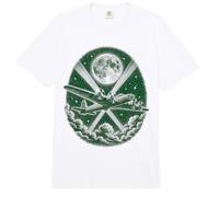 Silhouette du Bombardier Lancaster, Ciel Nocturne, Seconde Guerre Mondiale Comfort Colors Adult Heavyweight T-Shirt