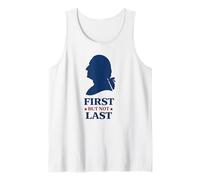 Silhouette du président de Washington, Premier mais Pas dernier Débardeur