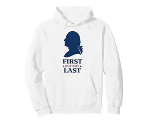 Silhouette du président de Washington, Premier mais Pas dernier Sweat à Capuche
