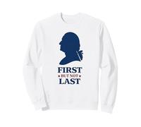 Silhouette du président de Washington, Premier mais Pas dernier Sweatshirt