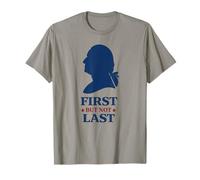 Silhouette du président de Washington, Premier mais Pas dernier T-Shirt