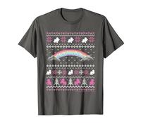Silhouette Festive de Noël My Little Pony T-Shirt, Homme, Asphalte, M