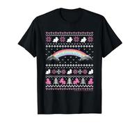 Silhouette Festive de Noël My Little Pony T-Shirt, Homme, Noir, S