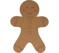 Silhouette Gingerbread 25x18x0,6 Cm Mdf - Silhwood
