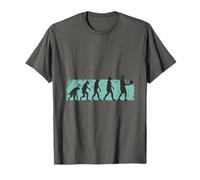 Silhouette Graphique de Joueur de Singe à as pour entraîneur de Tennis T-Shirt