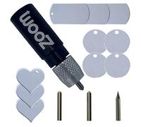 Silhouette Kit d'outils de gravure/gravure 3 en 1 avec pointes de précision, normales et émoussées et ébauches de métal pour Cameo 1, 2, et 3, Curio, KNK, Gazelle, Pazzle, Xyron Wishblade