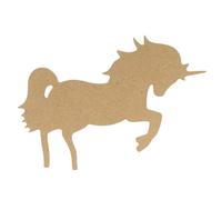 Silhouette Licorne - 15 Cm - Mdf - Silhwood
