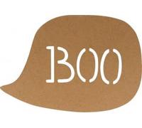 Silhouette Mdf Boo 25 x 17,3 cm