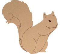 Silhouette Mdf Isatis Ecureuil 25 cm