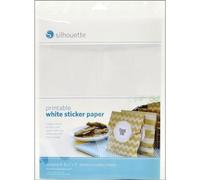 Silhouette MEDIA-WHT-ADH-3T Papier autocollant blanc 216 x 279 mm