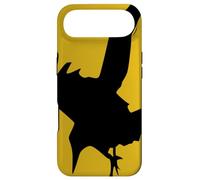 Silhouette Minimaliste de Corbeau ou de Corbeau en vol Coque pour iPhone Air