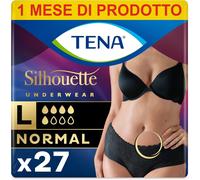 Silhouette Noir Taille Basse Taille L 27 Culotte Pour Fuite Urinaire Élastique Jetable Pour Femme.[W146]