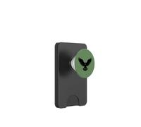 Silhouette Noire Majestic Raptor Ailes écartées Oiseau de Proie PopSockets PopWallet pour MagSafe