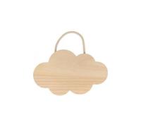 Silhouette Nuage 25x15x0,8 Cm - Bois