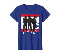 Silhouette Officielle Run DMC T-Shirt, Femme, Bleu Royal, S
