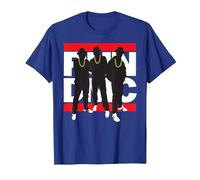 Silhouette Officielle Run DMC T-Shirt, Homme, Bleu Royal, S