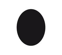 Securit Tableau Noir Ovale FB de 30 x 50 cm Maximum