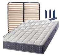SILHOUETTE - Pack Matelas + AltoLattes 140x190 + Pieds - Altobuy